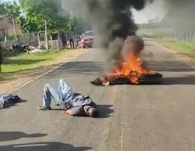 PM é esfaqueado e amarrado por manifestantes no interior do Maranhão