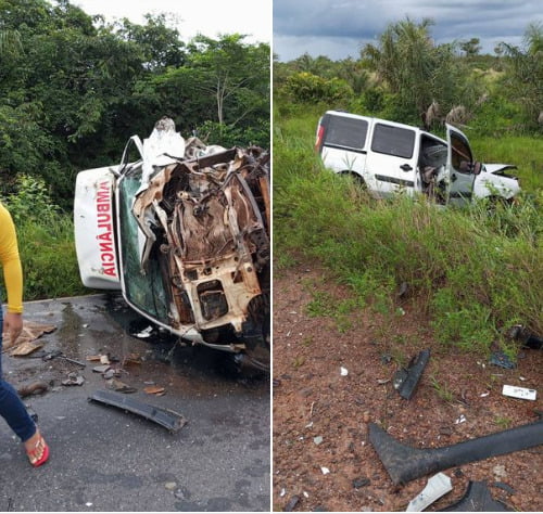 Interior do MA: Acidente envolvendo ambulância deixa três mortos